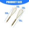 Premium Handheld Eggs Beater Whisk Steel Wire Whip For Kitchen Baking Needs Features Dishwasher Safe Construction