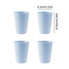 4/16Pcs Wheat Straw Tableware Set Eco Friendly Unbreakable Dinnerware Kitchen Cutlery Kids Dishes Eating Cutlery Camping