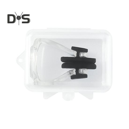Pince-nez de natation Pince-nez en silicone souple pour empêcher l'entrée d'eau Pince-nez pour sports nautiques avec boîte de rangement pour la plongée et la natation
