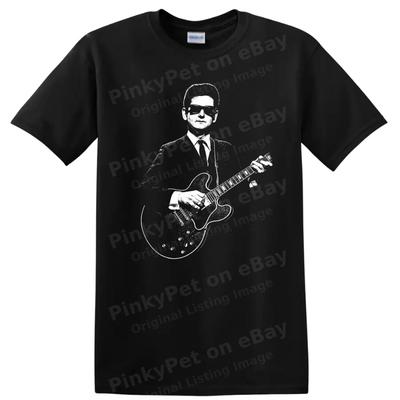 Roy Orbison T Shirt Rock Legend Guitar Singer Sunglasses Music Fan Concert Tee