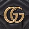 Gucci GG Marmont Leather Handbag Mini Women's Black 547260-DTDIT-1000