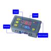 T3230 Delay Timer Relay DC12V/24V AC110-220V Cycle Timing Delay Relay Module With Red and Blue Ribbon Casing