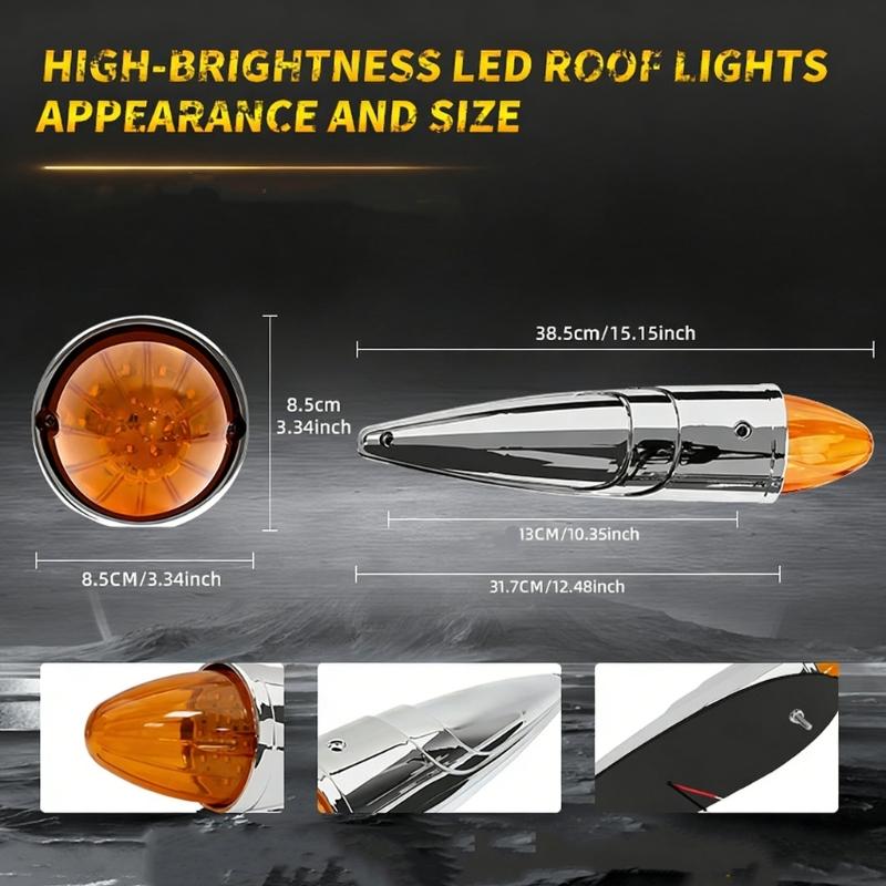 Advanced 17 LED White Beam Roof Mount Light For Pickup Trucks Offering Maximumly Visibility In Dark Or Stormy Weather
