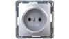 Impresja Single Socket B/U Silver Gp-1Y//18