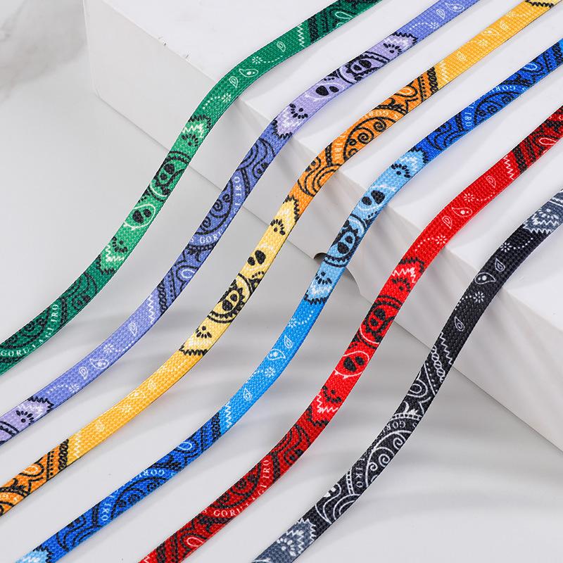 Fashion Shoes Cswo01 Men's 6 Color Fashion Colorful Shoelaces Creative Unisex Flat Canvas Sneakers Af1 Flat Shoes Laces Shoes Strings Offwho Lace 140Cm
