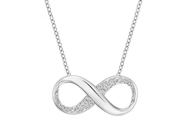 Swarovski Exist Halsketten Damen Weißgold 5190024 White Gold white