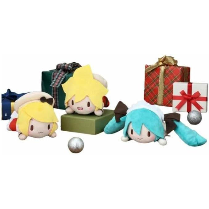 Fluffy Petit Lying Plush Toy Hatsune*Miku, Kagamine*Rin, Kagamine*Len Christmas 2025 (EX) (Single Item Hatsune*Miku) Approx. 12cm