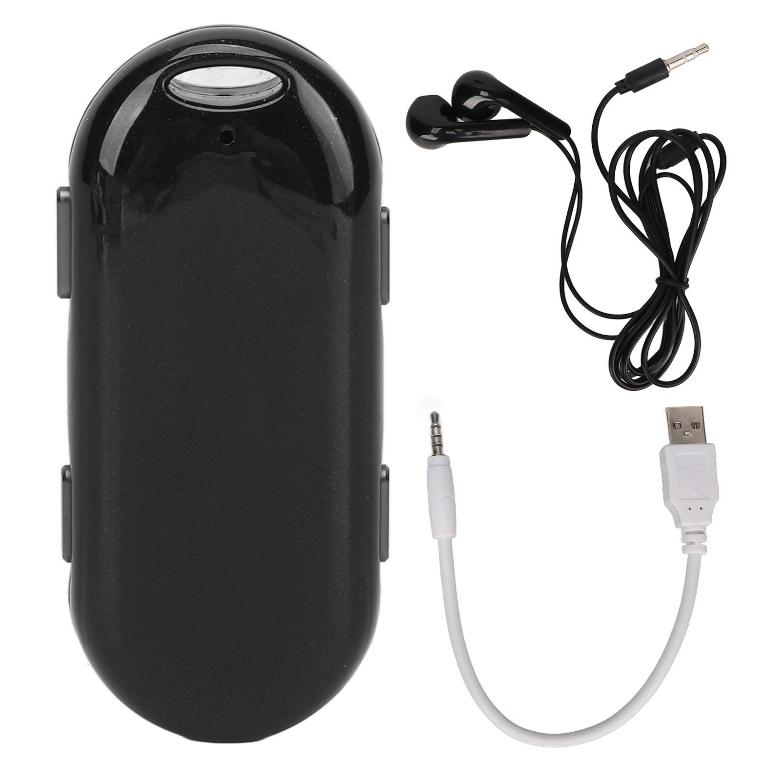 

Mini Recorder HD Noise Reduction Voice Activated Rechargeable Safe MP3 Small Recorder for Interview 8GB