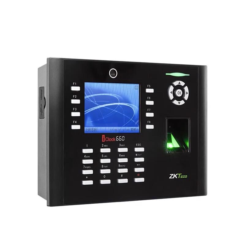 ZKTECO iClock660 Fingerprint Time Attendance System CN plug (adapter included)