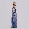 Unisex Y2K American Embroidery Baggy Jeans High Street Women Vintage Hip Hop Casual Joker Couple Wide-leg Denim Pants