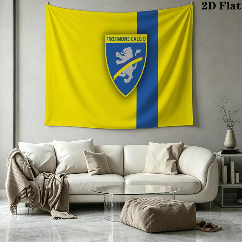 Frosinone Calcio Wall Tapestry Aesthetic Wall Hanging Printed Fabric Blanket Decorative Tapestries for Bedroom Living Room Home Decor