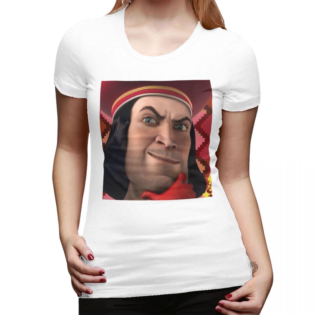 

LoRd FaRQuaAd TShirt for Women Crew Neck Streetwear T Shirts Womens Tees Short Summer Clothes Tops S