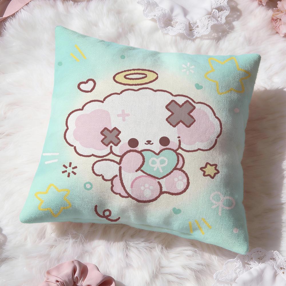 Hot NNonoe Cushion Cover Soft Washable Pillow Case Multi-Scene for Couch Bed Travel Office Use