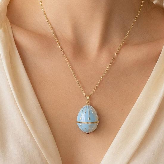 Openable Oval Pendant Necklace Dainty Birth Flower Necklace January To December