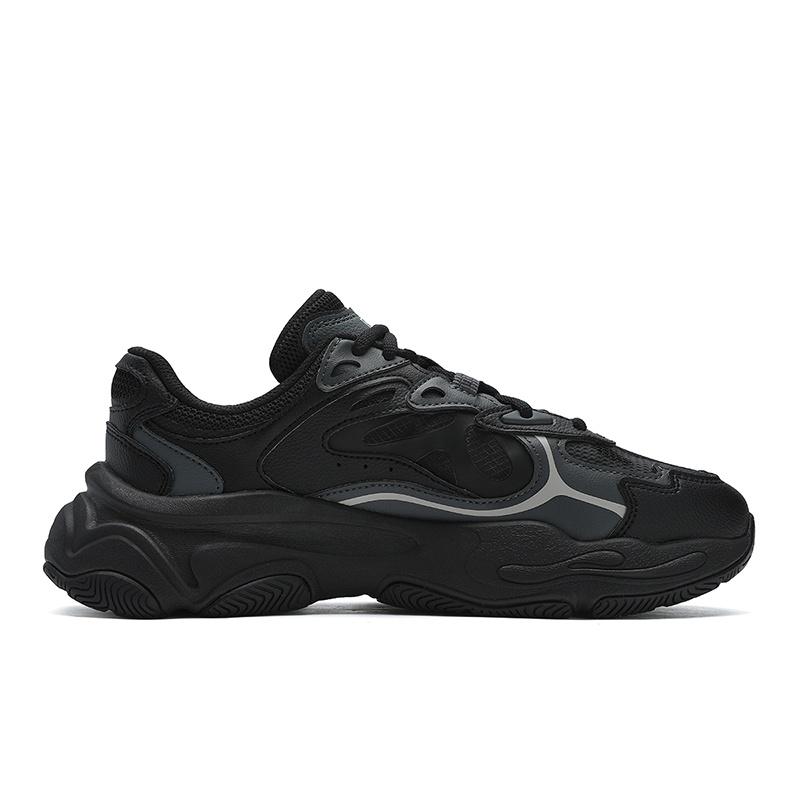 FILA MARS 4 Breathable Height Increasing Low top Running Shoes Women's Black Gray F12W522101FBK