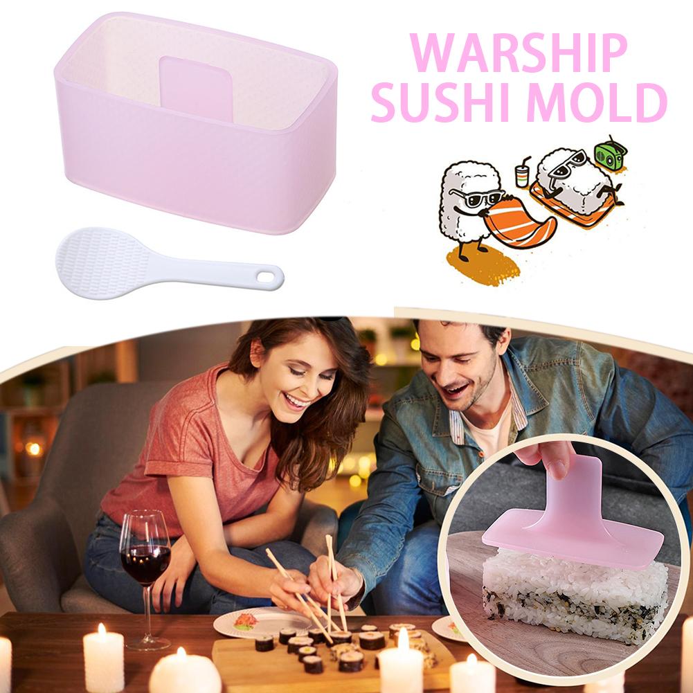 Rectangular Sushi DIY Onigir Rice Ball Mold Kitchen Bento Onigiri Rice Maker RiceCooking Tools Kitchen Accessories