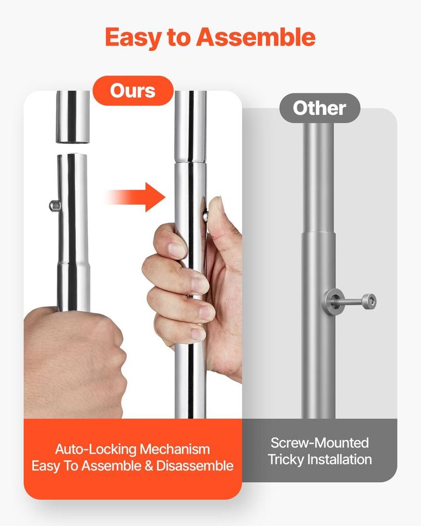Clothes Rack, Rolling Clothing Garment Rack with 2 Hanging Rods and Storage Basket, 150 kg Load Capacity, Extendable Carbon Steel Clothing Racks with
