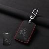 Leren Auto Sleutelhoesje Voor Renault Kadjar Captur Clio Megane 2 3 4 Rs Koleos Logan Scenic Duster Kaarthouder Sleutelhanger Accessoires