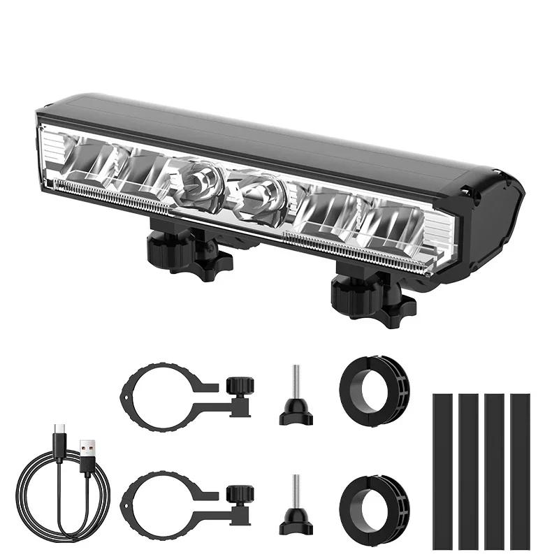 Bright Bike Headlight - USB-C Rechargeable 2000LM LED, IPX5 Waterproof Cycling Light for Road/MTB Night Riding (5 Light Modes)