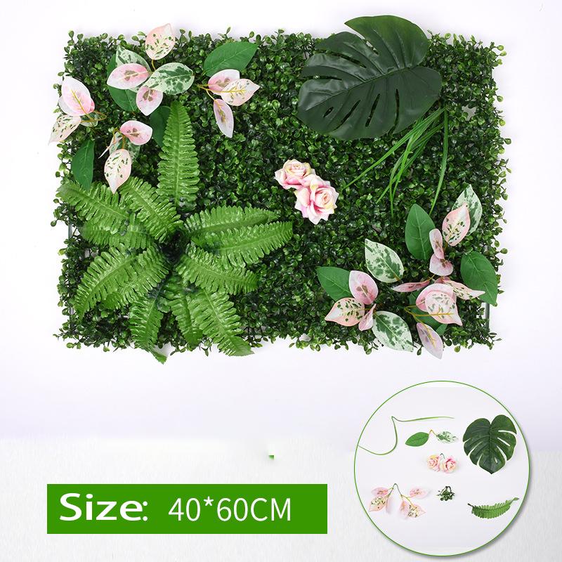 Artificial Plants Grass Wall Panel Boxwood Hedge 16X24in Faux Eucalyptus Greenery Backdrop Suitable for Outdoor Indoor Garden