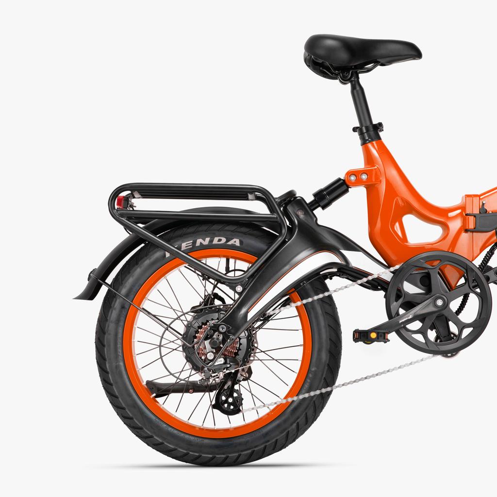 MIHOGO NX Electric Bike For Adult 750W 48V12.8Ah Battery City Electric Bicycle 20*4Inch Three Blade Tires City E-bike
