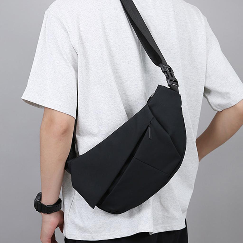Men's Trendy Crossbody Bag, Suitable For Outdoor Sports, Cycling, Casual Travel, And High-end Shoulder Bag.