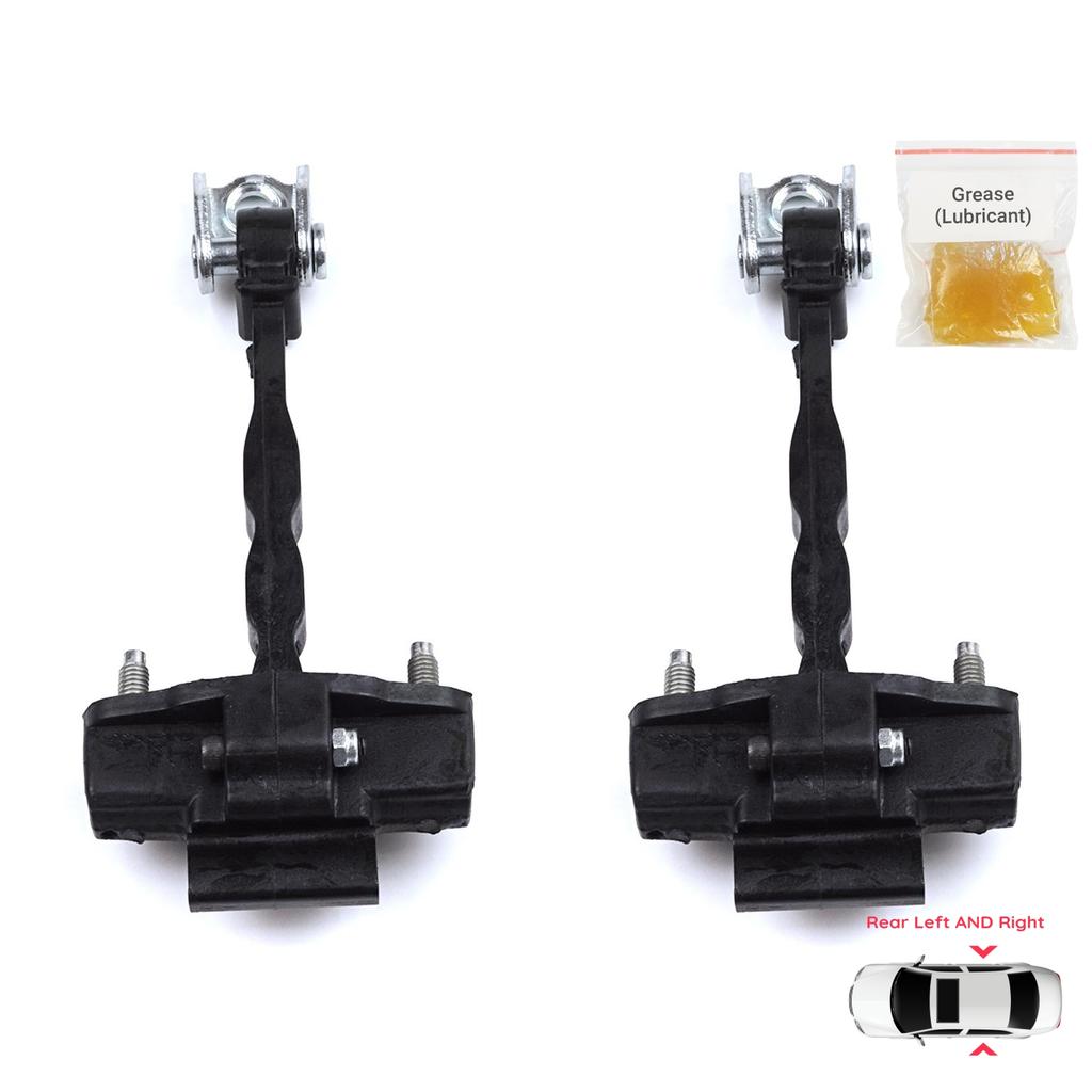 EDP1327-1 2 Pieces Rear Door Hinge Stop Check Strap Limiter for Peugeot 308 MK3 408 Crossover DS4 Opel Astra L 2021-On 5-Door 9830834180