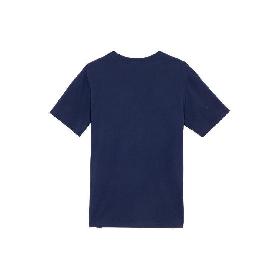 Puma Logo Casual Cotton Crew Neck Short Sleeve T-Shirt Men Tops Navy-Blue 683484-06
