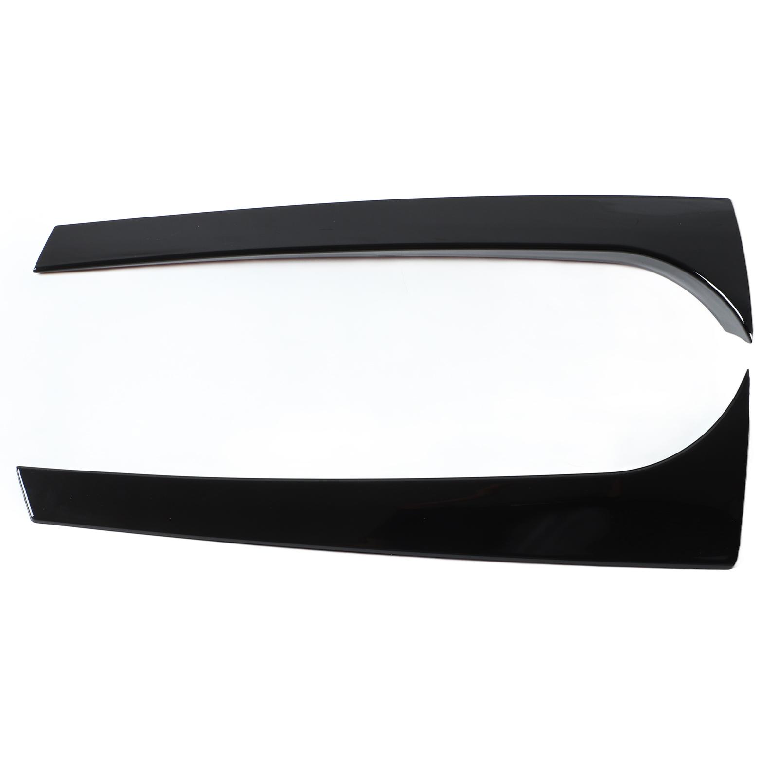 Neoglint Unisex Black Pair Of Rear Window Side Spoiler Left Right Glossy Replacement For Karoq 2017‑2022