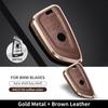 Metal Cowhide Remote New For Bmw G30 G05 X5 F15 X6 F16 7 Series G11 X1 F48 F39 X4 X3 F40 Car Key Case Cover Shell Fob Protector