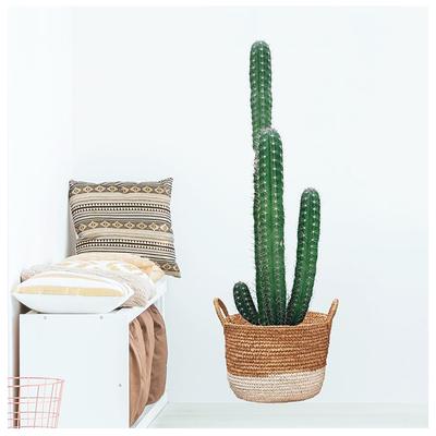 [P5286] - Green 'Cactus' Sticker Sheet - 50x70 Cm