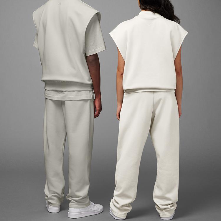 Adidas Originals Basketball Chapter 1 Sweater Vest With Embroidered Logo Unisex Tops Metal-Grey IA3416