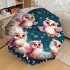 1PC Owl Moon Umbrella-8-Rib Reinforced, Automatic Open, Lightweight & Durable, Cute Fashion Accessory for Outdoor-P85