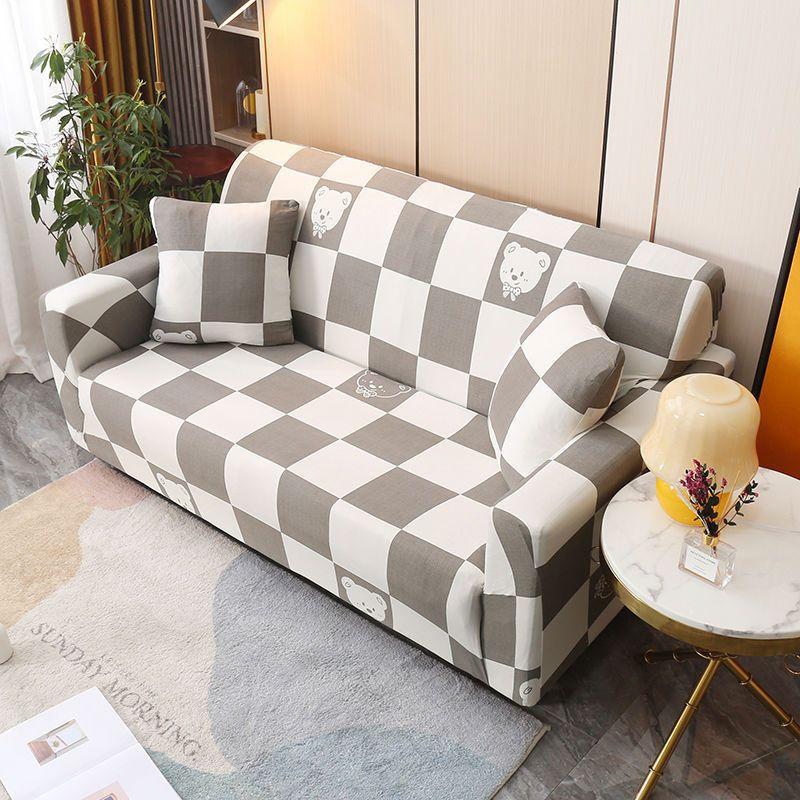 Beanbag Cover Cover Fully Surrounded Elastic All Wrapped Cover Full Set Four Seasons Universal Living Room Old-Fashioned Sofa Slipcover