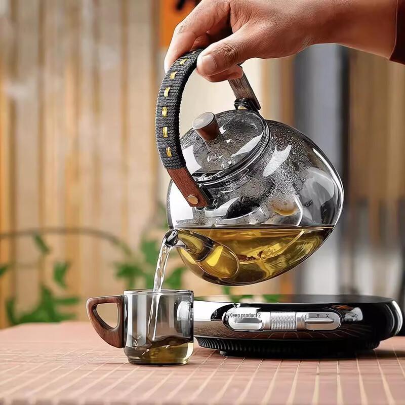 Wutuo Glas-Teekanne & Wasserkocher Set
