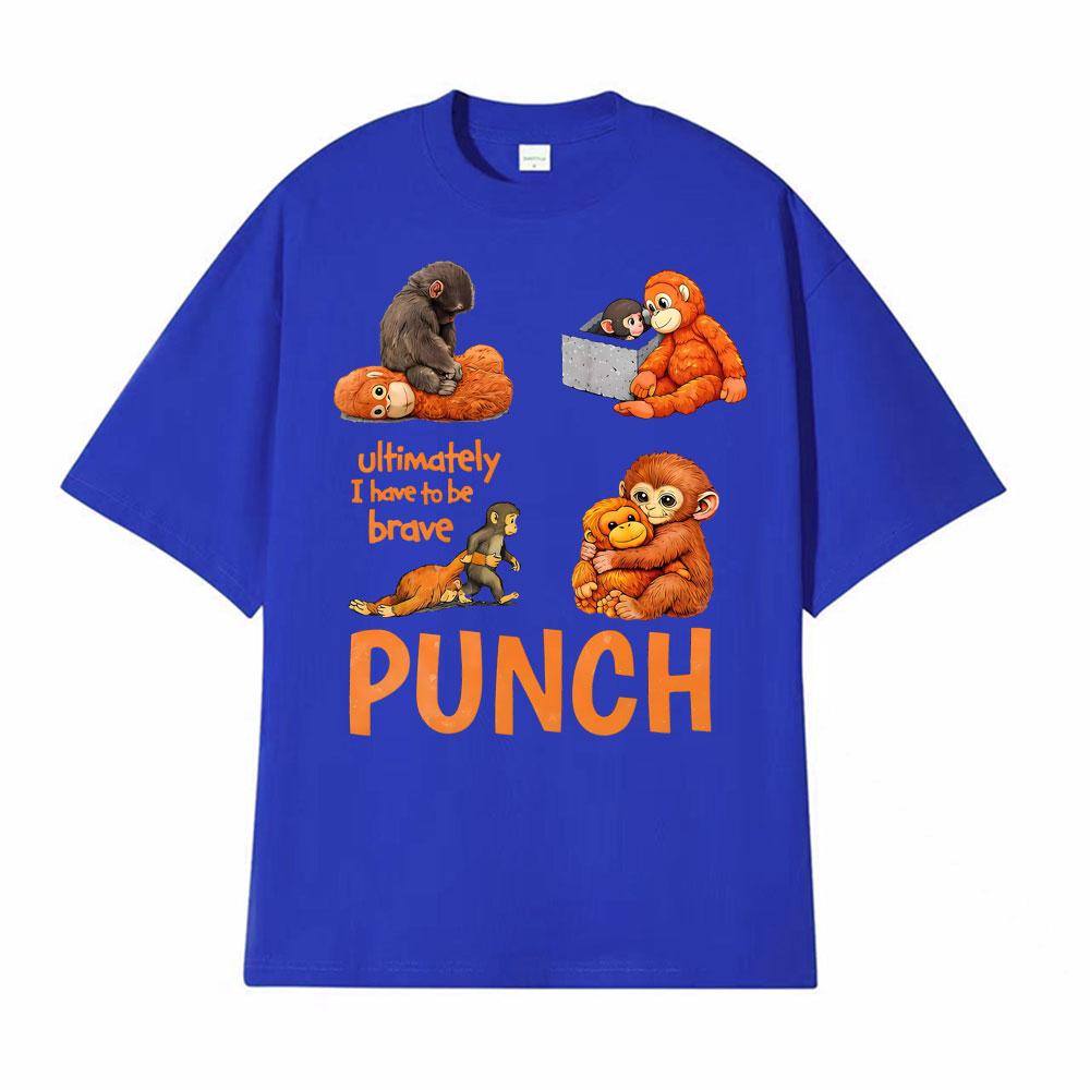 Baby Punch Monkey Lonely Punch Essential Tshirts Men Women Summer Fashion Style Classic T Shirt 100 Cotton ONeck Tshirt Tops