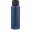 One-Touch Stainless Steel Mug Bottle, 500ml, Ash Blue, Keeps Your Drink Hot (over 69C) or Cold (below 7C) for 6 Hours! Easy One-handed O