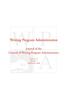 The Wpa : Writing Program Administration 32.1 Book