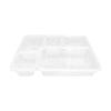 WEISHENG Disposable 5-Compartment Meal Prep Containers