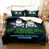 Anime Pop Team Epic PI Beding Set Soft Duvet Cover Bed Linen Set Comfortable Quilt Cover Pilowcase Warm Comforter King Quen Sized Dimensions Young