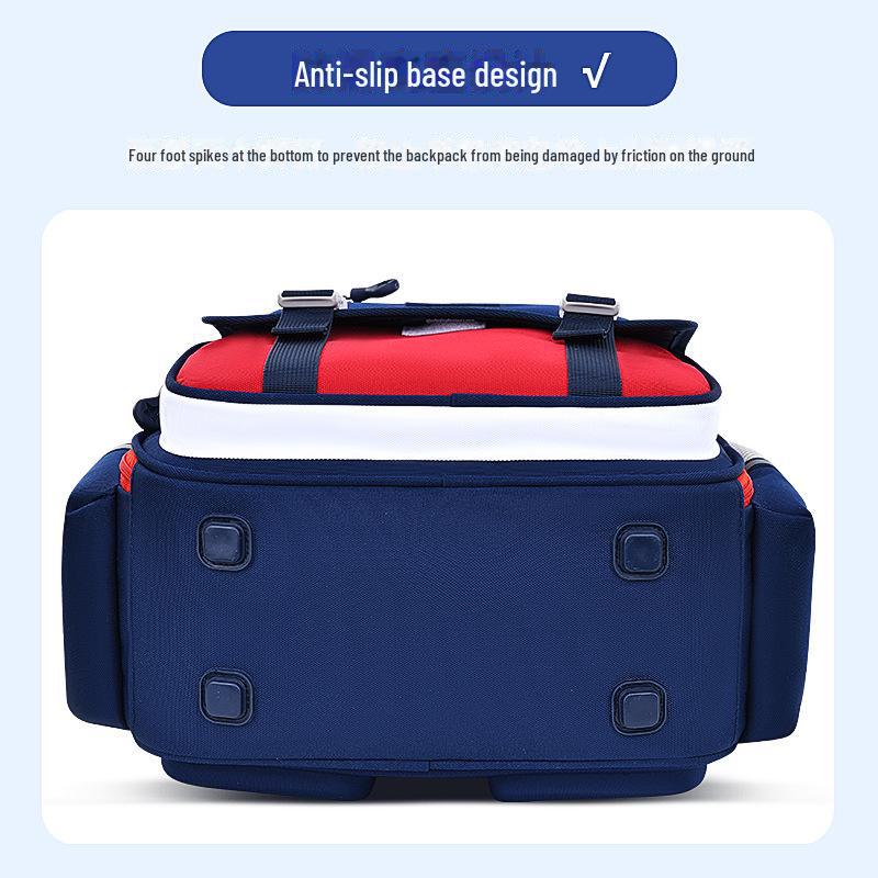 Sesame Baby British Style Boys Backpack for Grades 1-6
