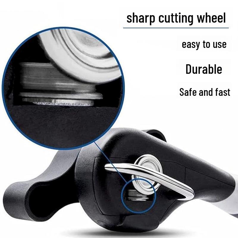 Stainless Steel Multi-Function Safe Can and Bottle Opener