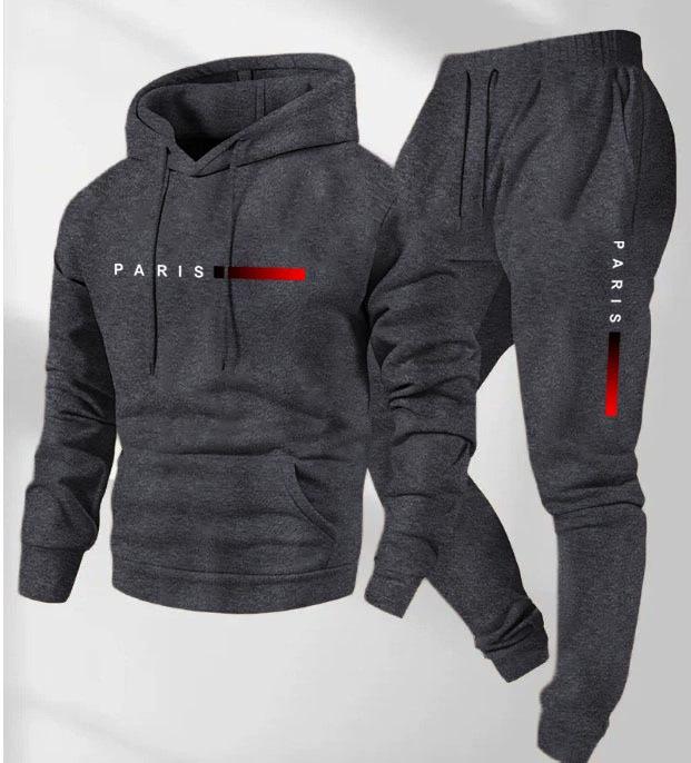 2025 Herren Logo-Print Kapuzenpullover & Jogginghosen Set