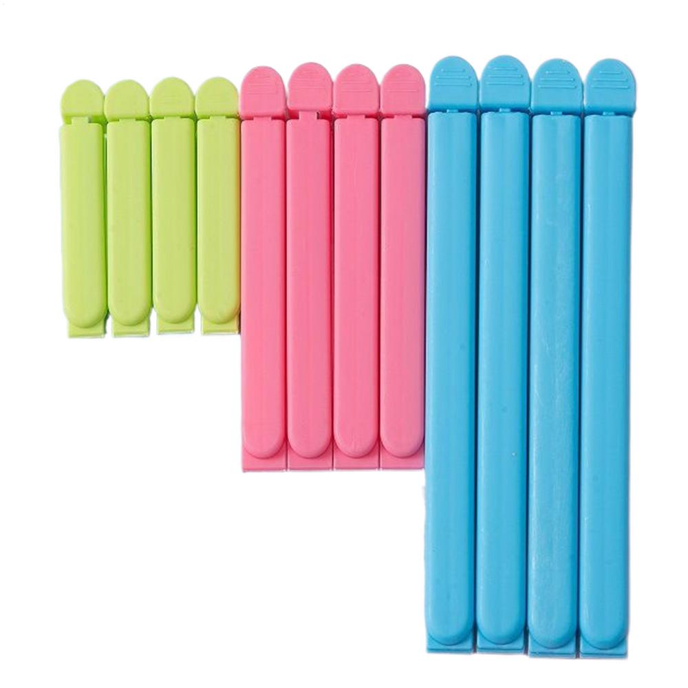 Food Storage Clips Bag Clips Colorful Food Sealing 12X Snack Closure Assorted Sizes Reusable Closure For Kitchen Storage Provide