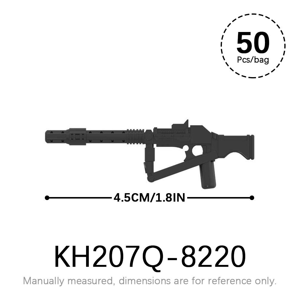 50pcs/lot Military Weapons Set SWAT WW2 Action Figures Parts MOC Bricks Star WW2 Corps Gun Accessories Building Blocks Kids Toys