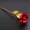 24k Gold Foil Plated Eternal Rose Flower for Romantic Valentine's Day Lover Wedding Mother's Day Gifts