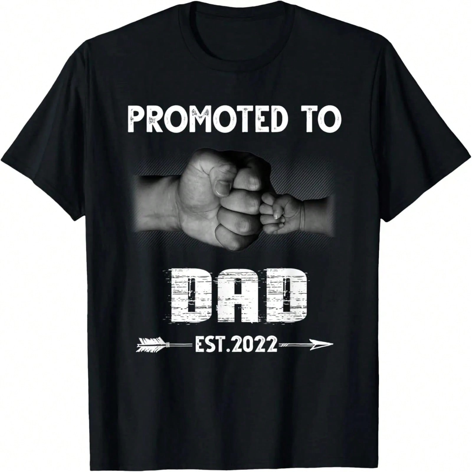 unisex Promoted To Dad Est 2022 - Father s Day T-Shirt S