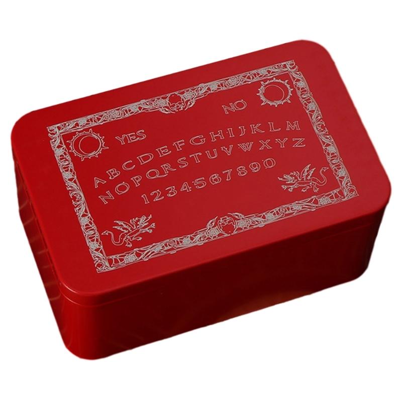 Iron Tarots Cards Storage Case Tarots Cards Box Astrologys Divinations Storage Case