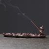 Ceramic Incense Cone Burner Holder Censer Insert Bowl Ornament for Desktop