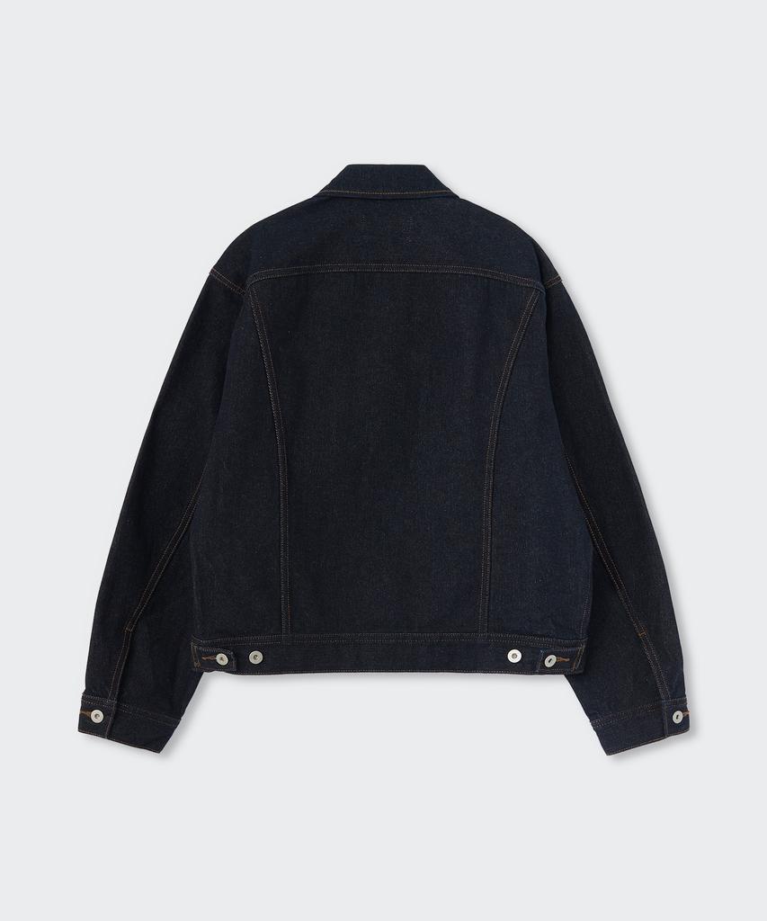 Musinsa Standard Prairie Denim Trucker Jacket [Deep Indigo]